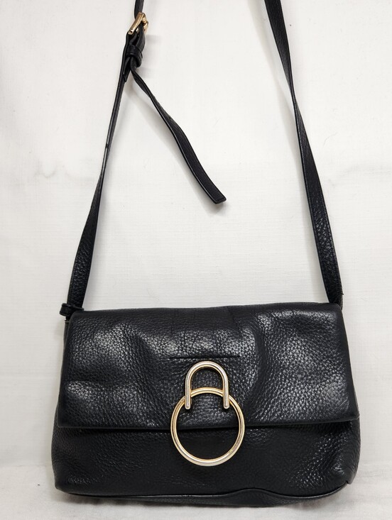 Vince Camuto Handbags - Vince Camuto Womens Black Leather Crossbody Purse